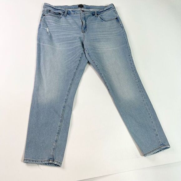 J. Crew Skinny Jeans Women's 34 Mid Rise Light Wash Low-Fitted Stretch Denim - Picture 1 of 10